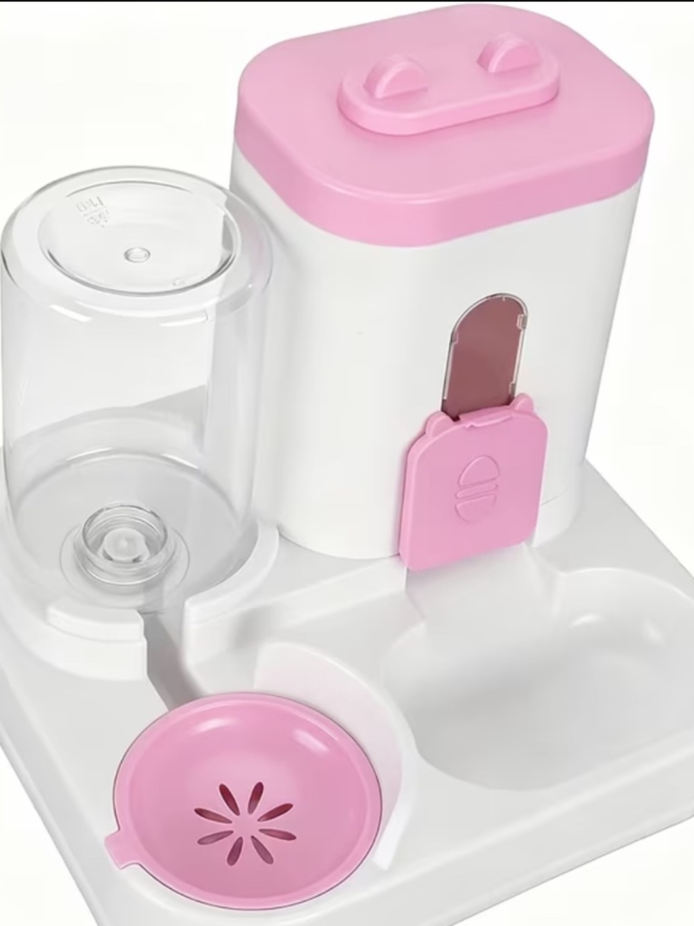 2-in-1 Automatic Pet Feeder & Water Dispenser | Dog Cat Food & Water Bowl | conv
